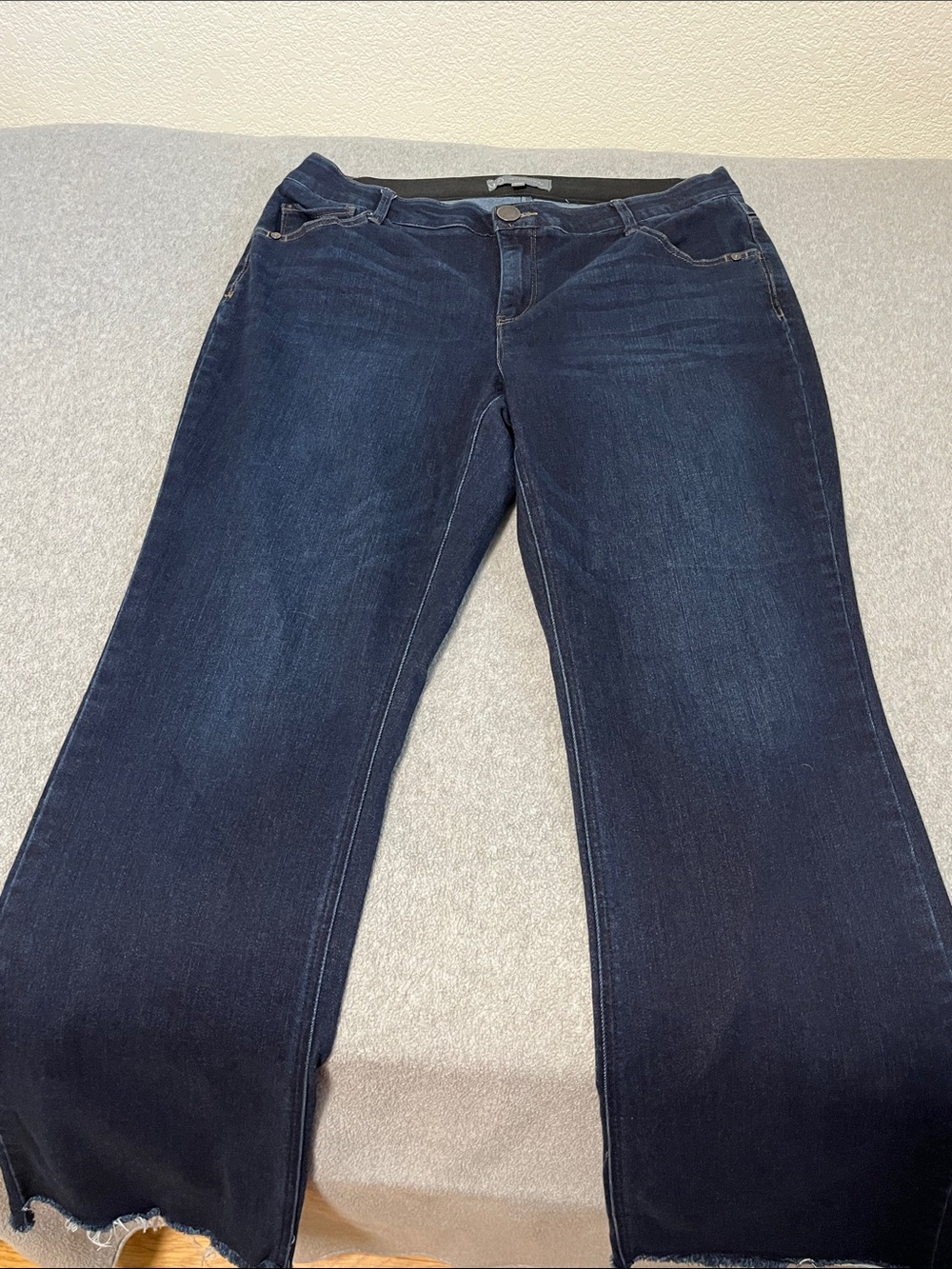 Wit And Wisdom Bootcut Jeans Womens 16 Raw Hem - Picture 9 of 10